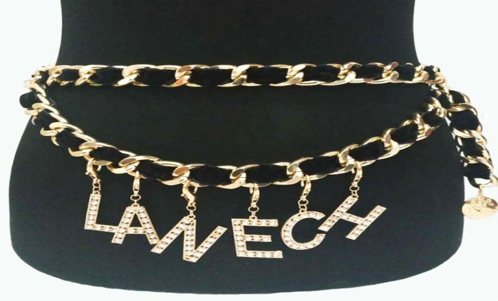 

Other Sexy Statement Belly Waist Chain For Women Fashion Belts Body Accessories Retro Crystal Letter Bohemian Chains Ladies Party 4259111