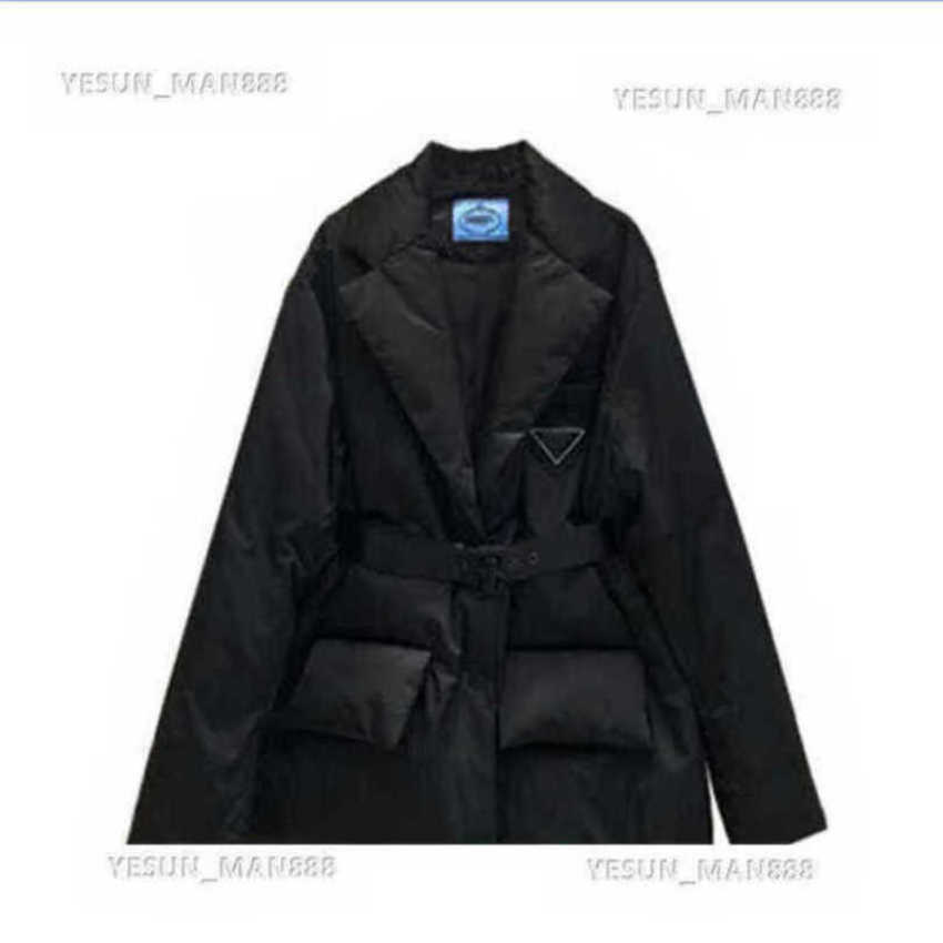

Men' Women' Parkas Womens Designer Prads Down Jacket Autumn And Winter Triangle Printing Puffer Jackets Coat Outerwear Causal Warm 2023