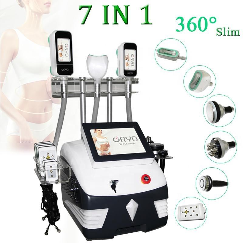 2022 New Design Automatic Equipment 4 Headles Portable Cryolipolysis 360 Degree Slimming Machine For Salon-image-828064123