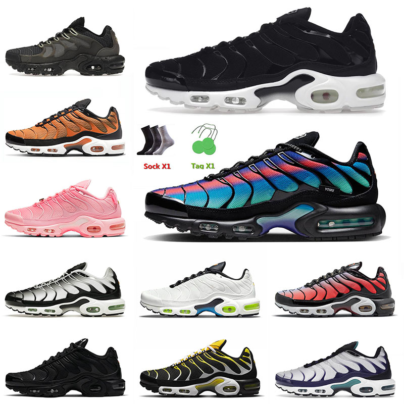 

AAA Quality 2023 Tn Plus Running Shoes Big Size 12 for Men Women Unity Gradient Spray Paint Dusk Gum Black White Tns Terrascape Sneakers Trainers 36-46, B69 running club 40-46