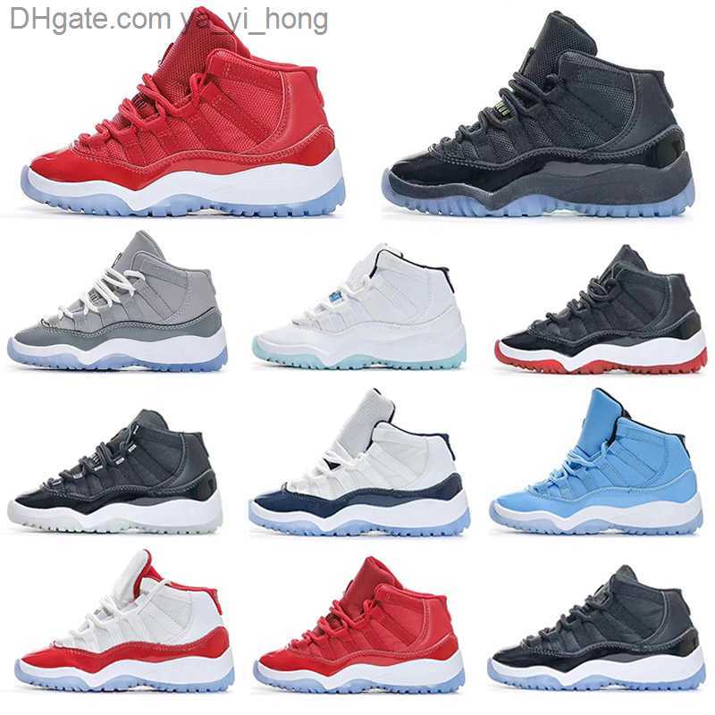 

2022 Bred XI 11S Kids Basketball Shoes Gym Red Infant Children toddler Gamma Blue Concord 11 trainers boy girl tn sneakers Space Jam Child yayihong