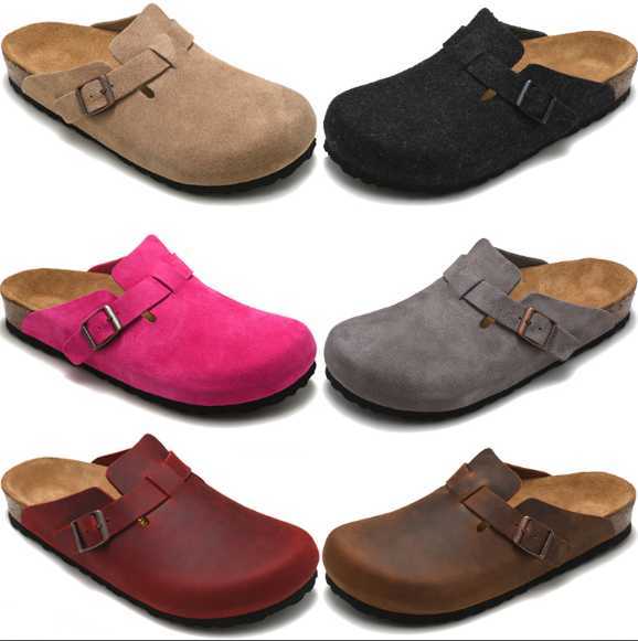 

Slippers Designer Boston summer cork flat slippers Fashion designs leather slippers Favourite Beach sandals Casual shoes Clogs for Women Men Arizonabkdsgdf