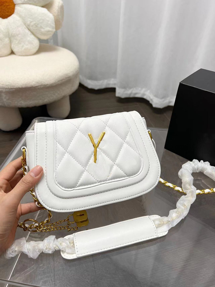 

Women LOULOU Bag Handbag Flap Gold Chain Shoulder Bags YSLity Luxury Designers Tote Lady Clutch Messenger Evening Crossbody Purse, Black