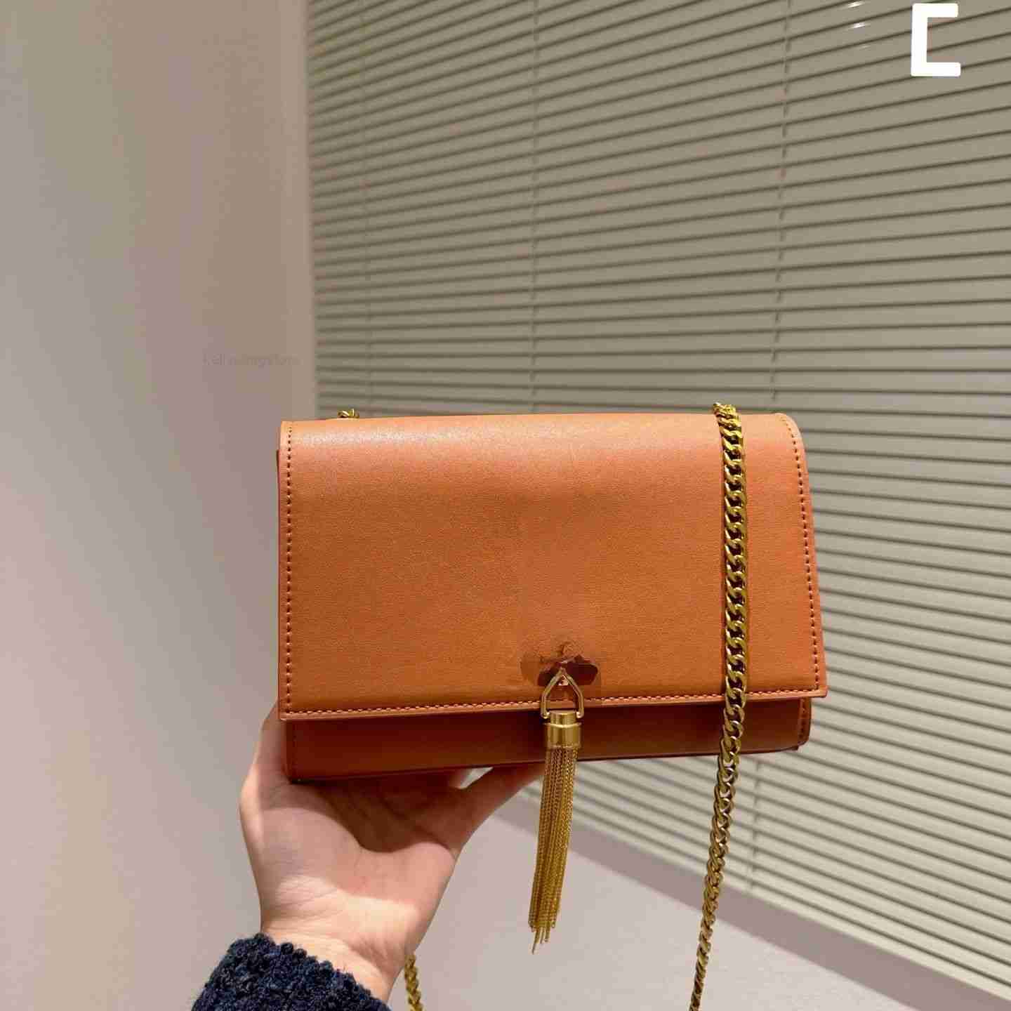 

Yslity crossbody purses designer bags YYSL woman handbags totes LOULOU suede high quality Kaia Niki luxuries designers women the tote bag Shoulder handbag 6XZ4, Red gold tassel