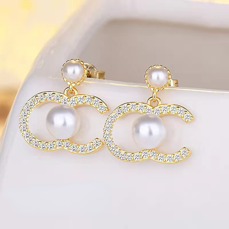 

Charm Crystal Geometric Women Rhinestone Luxury Earrings Designer For women Designer Jewelery Wedding Party Jewelry Accessories