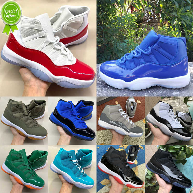 

puff OG 2022 Basketball Shoes 11 XI Cool Grey Hyper Royal Blue Cherry High Jumpman 11s Lakers Gym Red Medium Olive Women Mens Sports Trainers, As photo 28