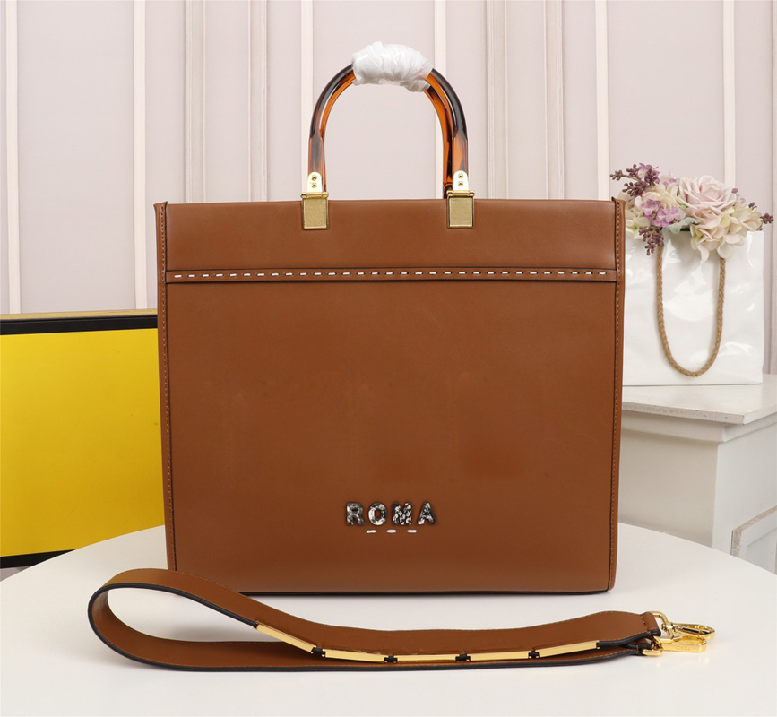 

5A quality Designer Bag womens medium Tote Shopper handbags fashion Top Handle crossbody shoulder strap Beach handbag letter Roma leather Travel Luxury women purse, Pink