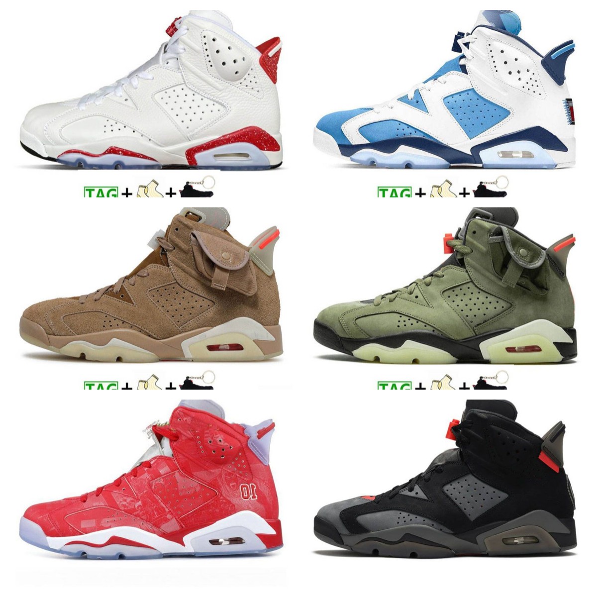 

Newests Washed Denim 6 6s mens basketball shoes Sneaker University Blue Bordeaux electric green cactus DMP Infrared White Barely Toro Retro men women sports, Other colors