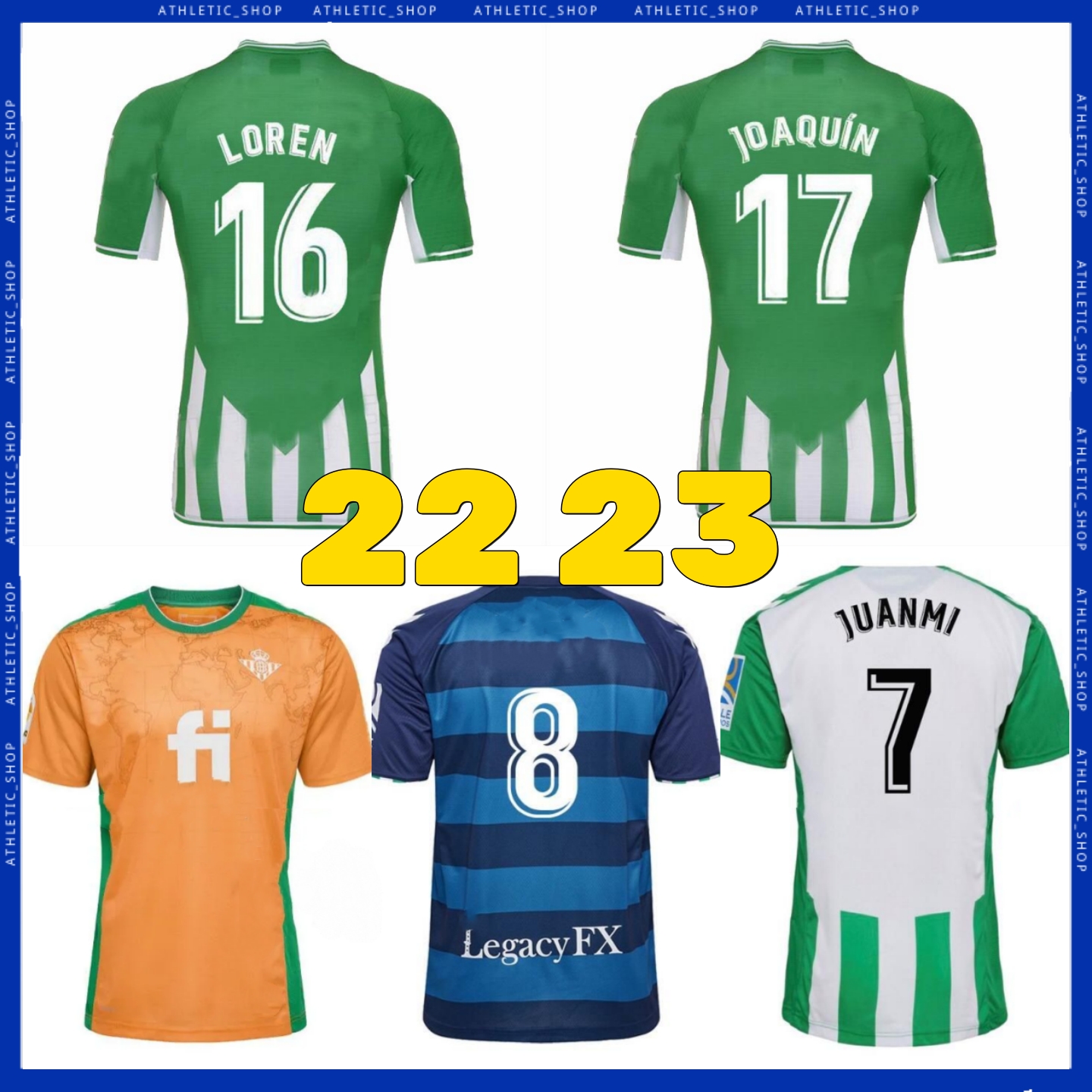 

22 23 real Betis soccer Jerseys copa away JOAQUIN B.Iglesias camiseta de futbol ESTADIO LA CARTUJA third 2022 football shirt uniforms, Home patch
