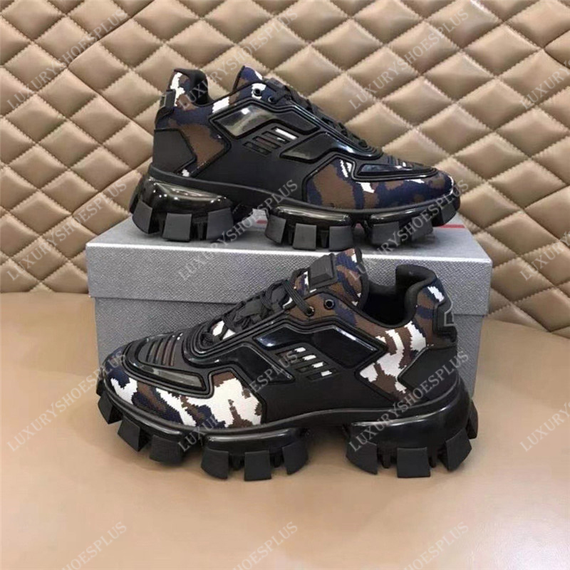 

Fashion Shoes Designer Sneaker Platform Luxury Chunky Shoe Women Men Breathable Walking Sneakers Serrated Rubber Tread Pattern Soft Leather Pink Blue White Black