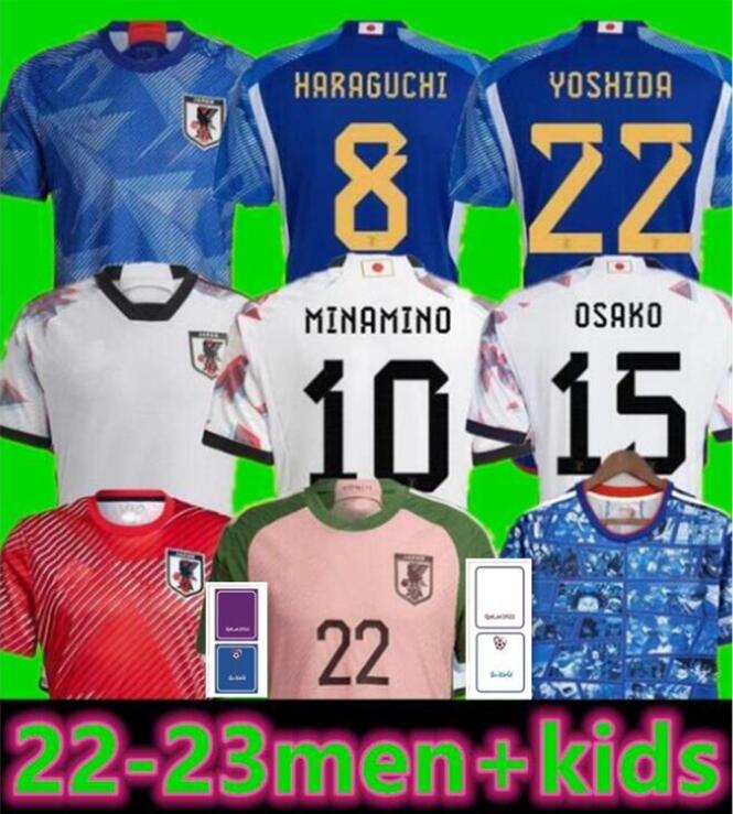 

Japan 2022 Soccer Jerseys Cartoon ISAGI ATOM TSUBASA MINAMINO ASANO DOAN KUBO WOMEN MEN KIDS KIT Japanese uniforms 18 19 20 21 22 23 Football Shirts Fans Player version, 2021 women