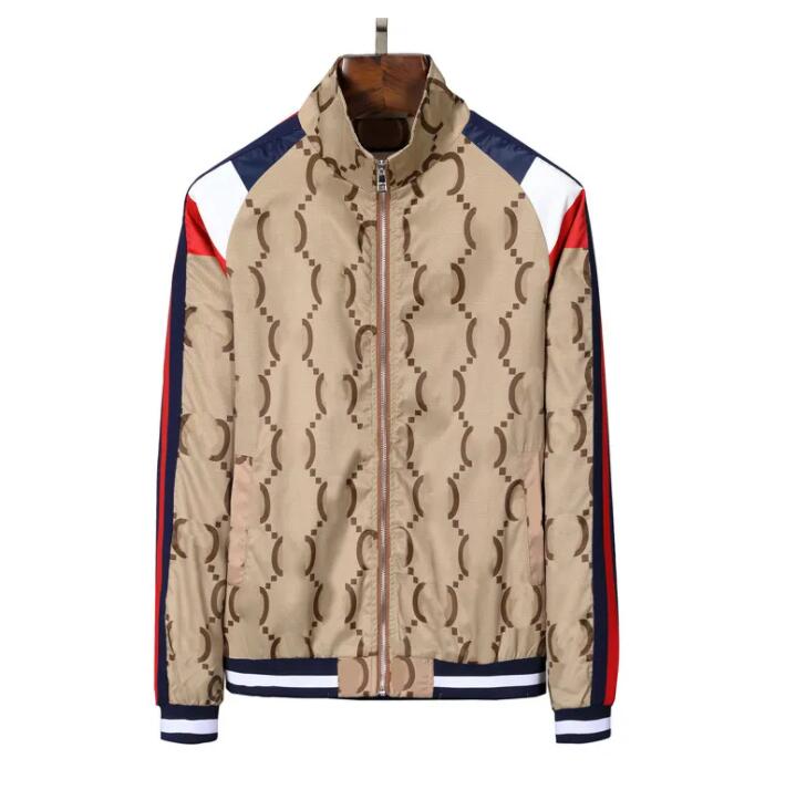 

Fashion Designer Jacket Windbreaker Long Sleeve Mens Jackets Hoodie Clothing Zipper With Animal Letter Pattern Plus Size Clothes M-3XL, 01