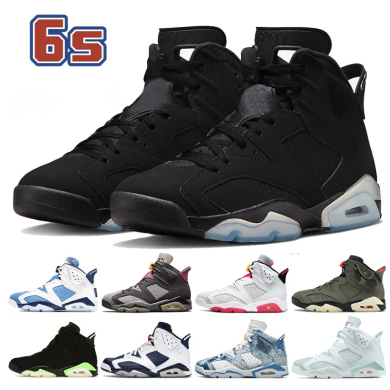 

Chrome jumpman 6 6s retro mens basketball shoes university blue midnight navy Washed Denim DMP cactus Bordeaux White Barely Rose electric, 001