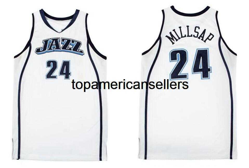 

Stitched Paul Millsap basketball Jersey S-6XL Mitchell & Ness 2008-09 Mesh Hardwoods Classics retro version Men Women Youth jerseys, Stitched jersey