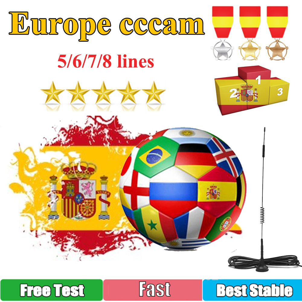 

Satellite antennas direct clearstream flex TV DVB-S2 Ccam cline for Europe Spain Germany Portugal Poland Stable Receptois patible with speaker test Gtmedia