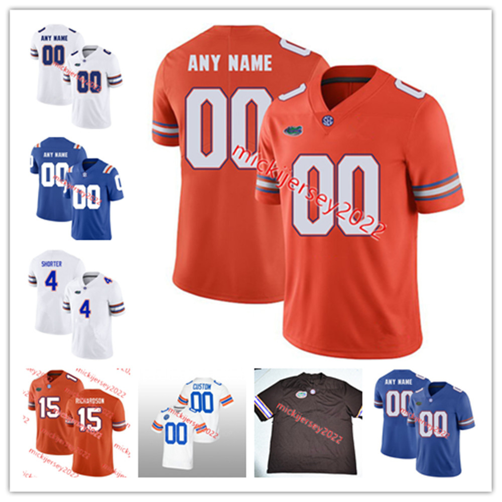 

American College Football Wear Custom Graham Mertz Jack Miller II Ricky Pearsall Football Jersey Brenton Cox Jr. David Reese Justus Boone Chief Borders Jaydon Hill R, White ring