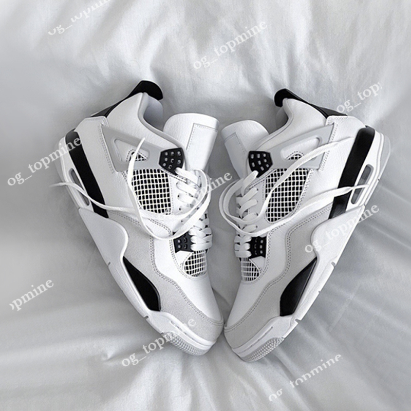 

2023 Jumpman 4 4s Basketball Shoes Mens Sail Military Black Cat Red Thunder White x Cement Oreo Things University Blue Thunder Bred Purple Metallic Sports Sneakers