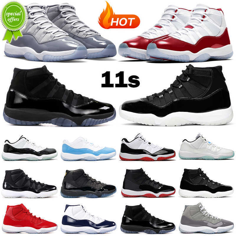 

OG 2023 Cool Grey Jumpman 11 11s Cherry Basketball Shoes Mens Chaussures de basket-ball women Jumpman Animal Instinct Bred Cap and Gown, (22)