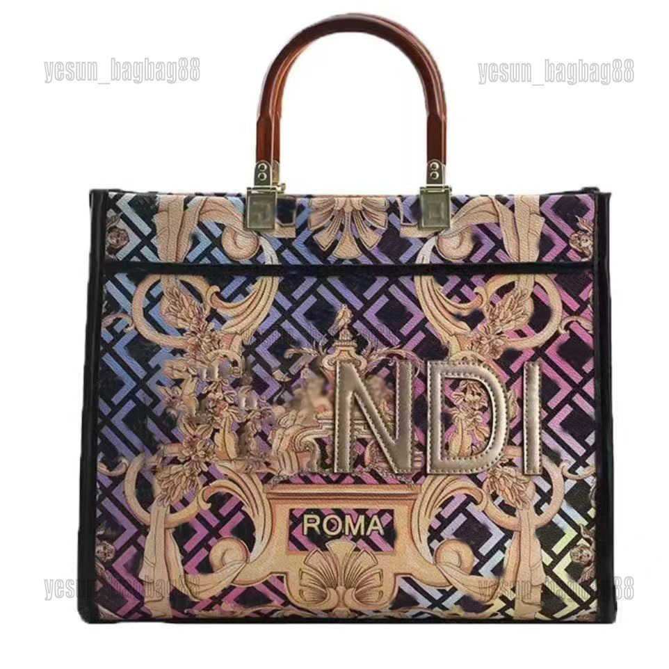 

Luxury Fendyity Designer Handbags Fends Popular Female Graffiti High-capacity Crossbody Bag Shoulder Lady Wallet Postman Handbags FF Letter Bag