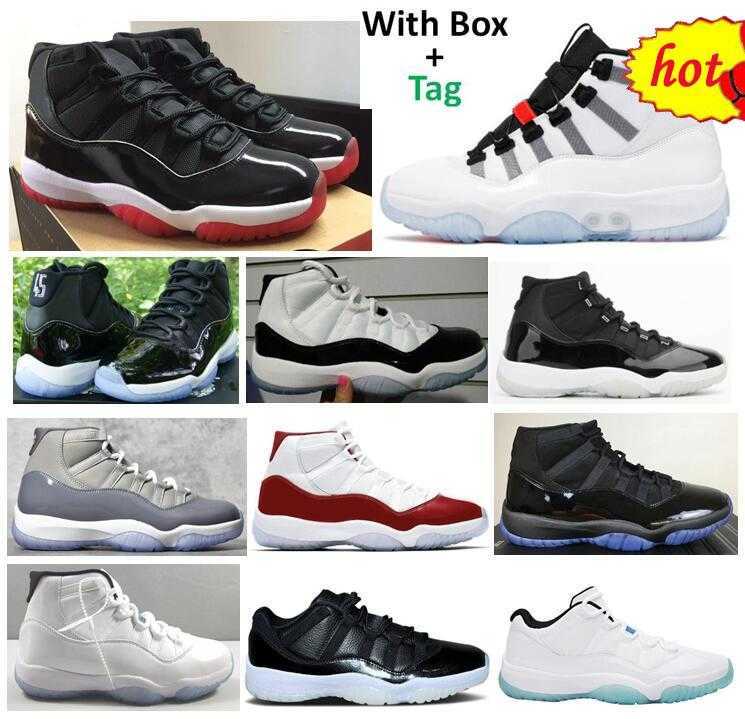 

OG AIR Real Carbon Fiber 11 11s Basketball Shoes Cherry Cool Grey Bred Space Jam Adapt White Jubilee 72-10 Concord Legend Blue Gym Red Men