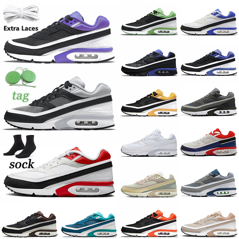 

2023 Fashion Sports Max BW Running Shoes For Womens Mens Airmaxs Black White Violet Pure Platinum Sport Red Rotterdam Neutral GreySneakers Designer Trainers, A17 36-40 light stone