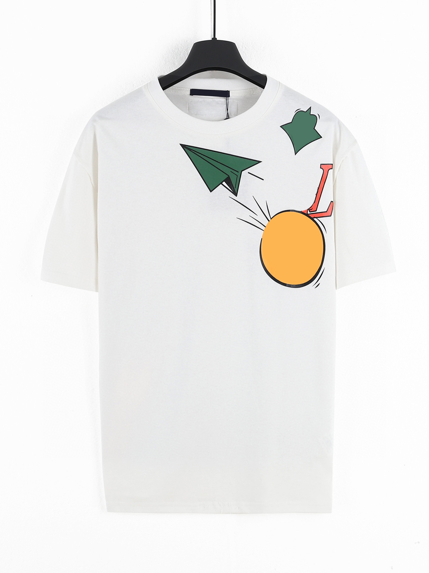 

Men's Plus Tees & Polos Round neck embroidered and printed polar style summer wear with street pure cotton M set shorts tshirt set wb