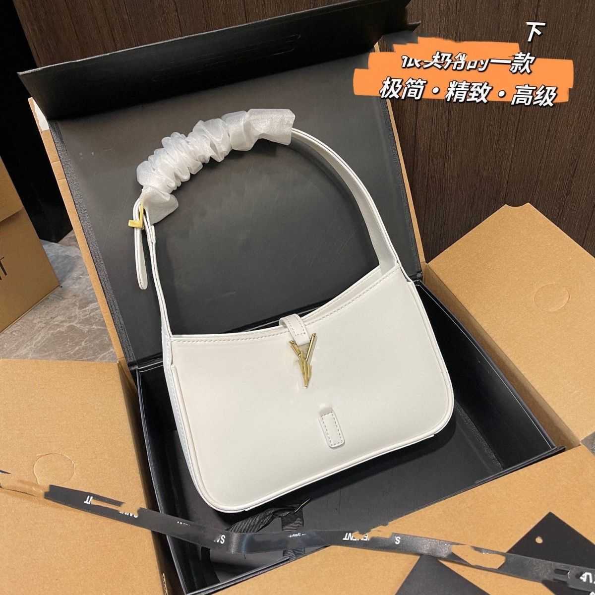

Yslity crossbody purses designer bags YYSL woman handbags totes LOULOU suede high quality Kaia Niki luxuries designers women the tote bag Shoulder handbag 9MJI, White