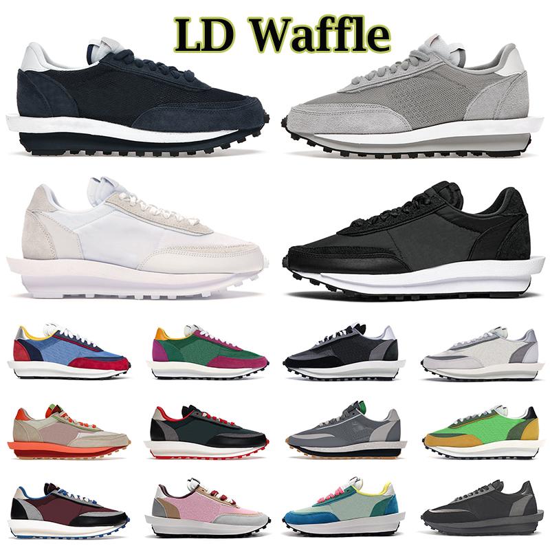 

Designer men women running shoes ld waffle Grey Blue Void White Nylon Black Multi Bright Citron Green Summit Net Orange Blaze mens trainers outdoor sports sneakers