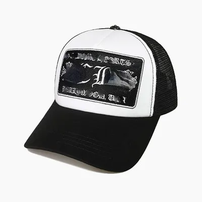 

Mens Canvas Ball Caps Designers Cap TRUCKER HAT Fashion Letters Baseball Hats Men Casquette, Black white c