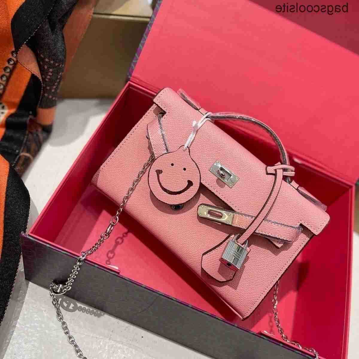 

herme handbags Cowhide Herme Women's Generation 2023 Crossbody Bags Mini Designer Bag Chain Versatile Handbag 3bm3 YICU, Grey