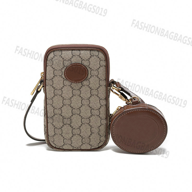 

FW22 Ophidia Bag Men Outdoor Handbag Mini Crossbody Phone Holder Flap Messenger One-Shoulderbag Shoulderbag Luxury 2IN1 Hobo With Small Coin Wallet Purse