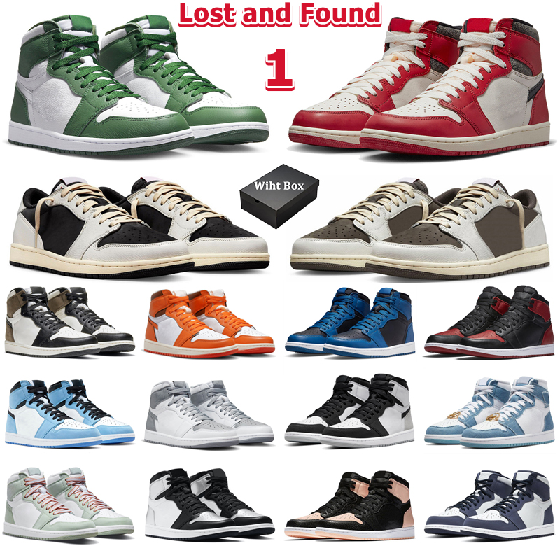 

With Box Jumpman Basketball Shoes Men Women Chicago Lost and Found Reverse Mocha Patent Bred Starfish Taxi Heirloom Mens Trainers Sports