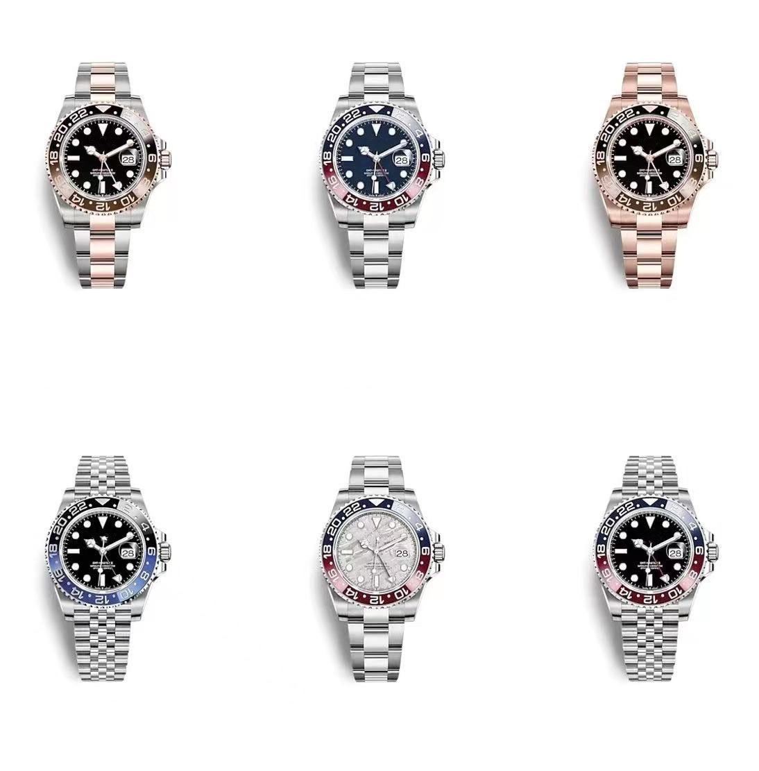 

Clean Factory GMT Full Series Luxury Watch 3186 GMT 3285 Fully automatic Mechanical movement 904 Steel 40mm men's leisure, Box
