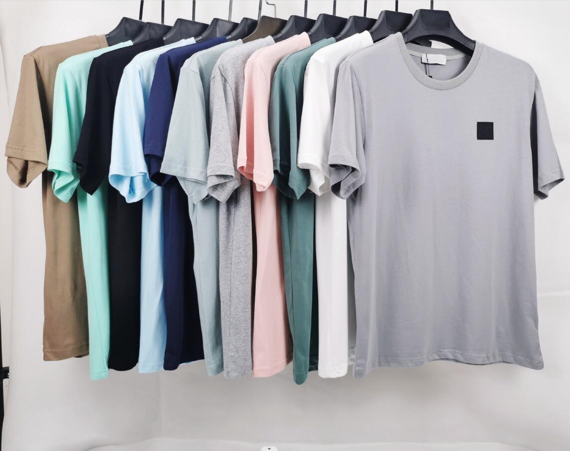 

STONE Men's cotton Casual wholesale t shirts ISLAND classic summer Compas Badge Crew letter logo Round neck loose T-shirt Classic Couple top 11