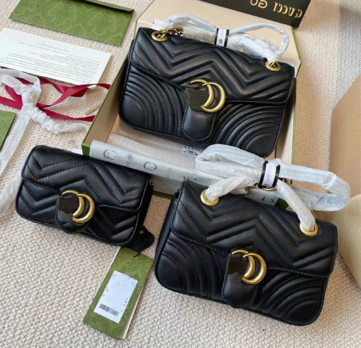 

Designer women Totes Bags Classic Crossbody Shoulder bag wallet Genuine Authentic Leather High Fashion Solid color Large medium small G-6 High capacity, #9