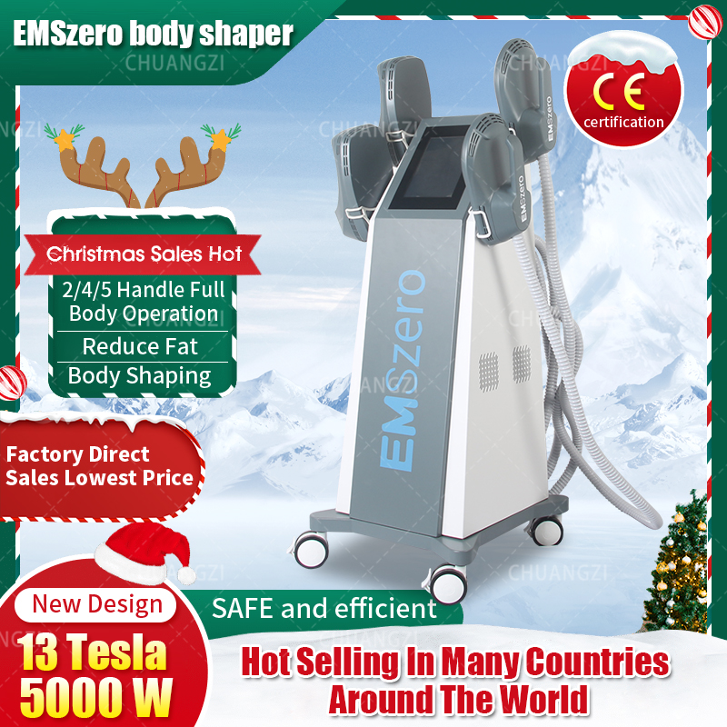 Noël shopping virée DLS-EMSlim RF électromagnétique amincissant la Stimulation musculaire élimination des graisses EMSZERO Machine de musculation
