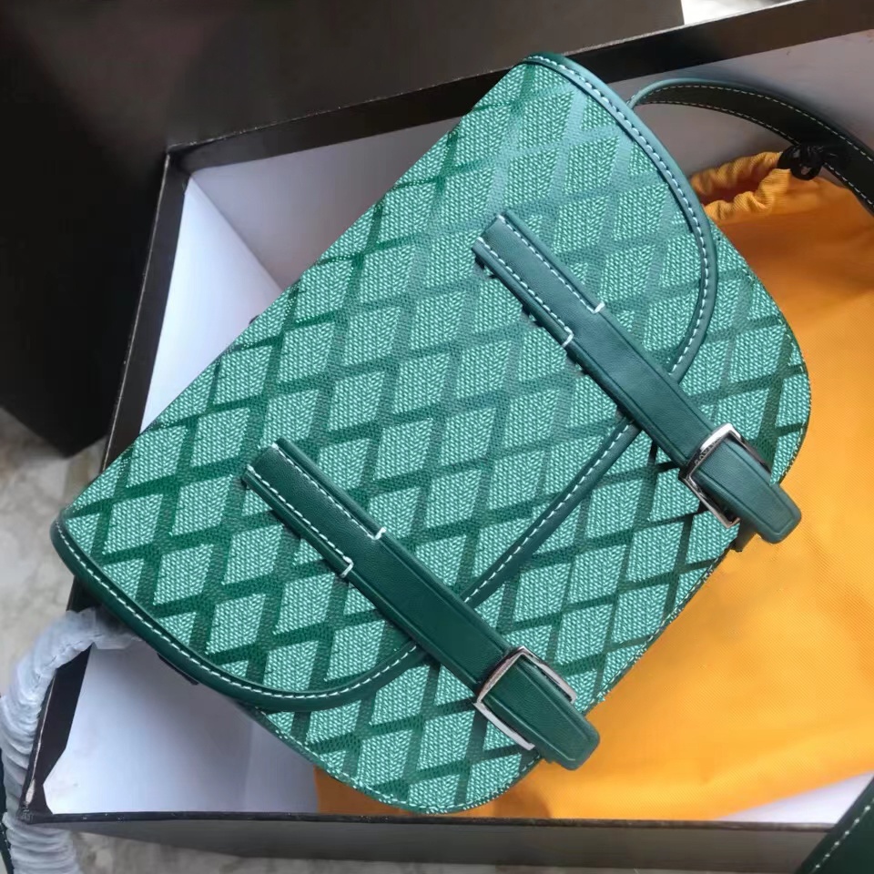 

luxury goya Bags CrossBody Shoulder Bags totes Clutch Luxurys Designesr classic vintage men womens Genuine Leather fashion travel envelope Wallet hangbag strap, Brown