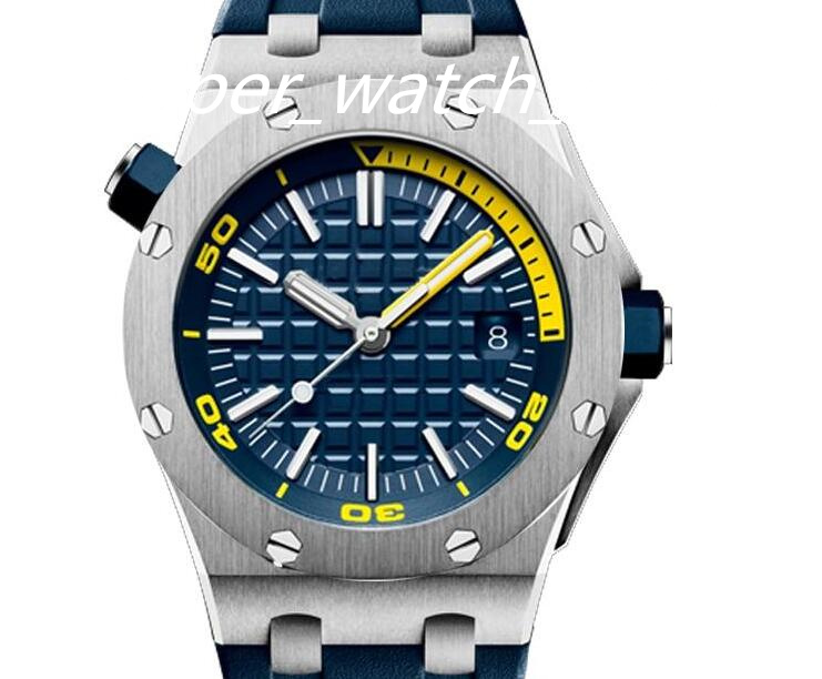 

Multicolor watch mens automatic mechanical movement watches Sapphire glass 5 ATM waterproof Rubber Watchband Diving Super Luminous mens Watchs