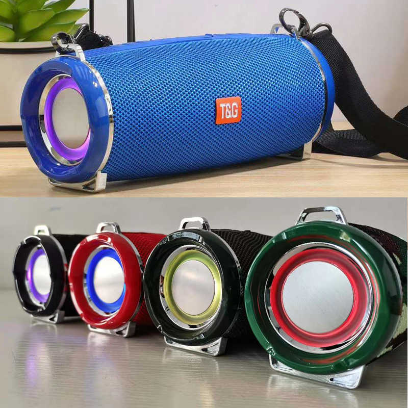 Portable Speakers 20w high-power subwoofer portable wireless stereo speaker outdoor waterproof LED flash speaker support TWS FM usb AUX som T2212-image-828484006