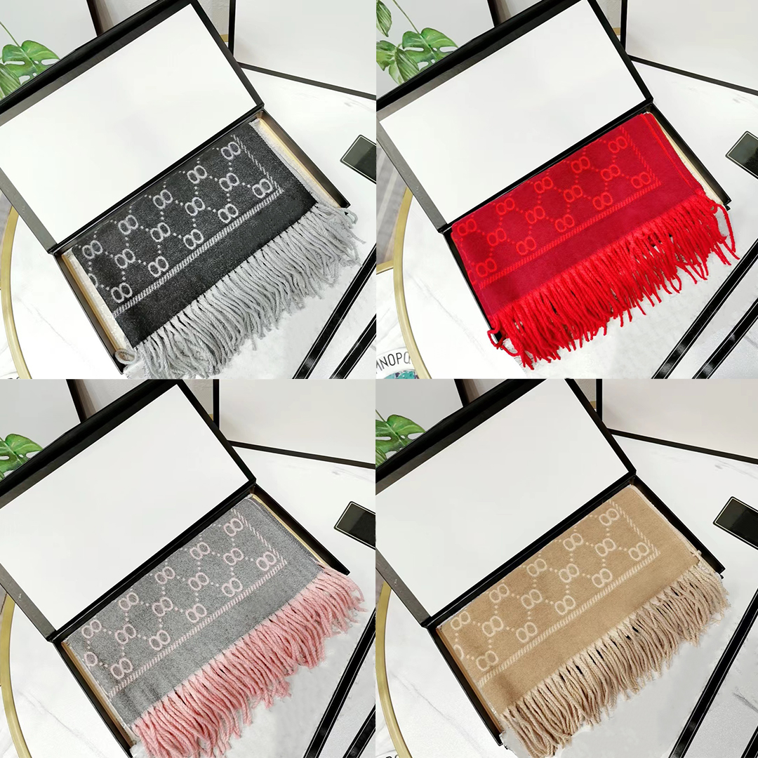 

Fashion men's and women's designer scarf luxury letter cashmere scarves classic simplicity soft touch autumn and winter models warm shawl 6