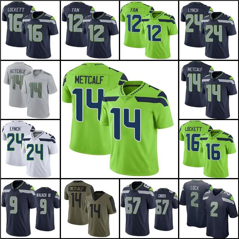 Ken Walker III Football Jersey Geno Smith 2 Drew Lock 14 DK Metcalf Jamal Adams Tyler Lockett Charles Cross Noah Fant Harris Chris Carson 24 Mars-image-828526014
