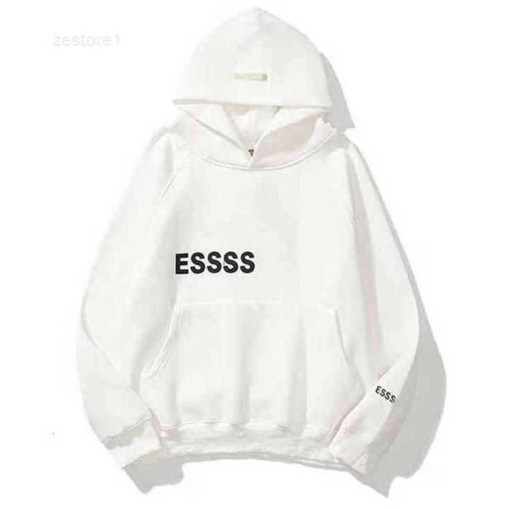 

Men' and Women Hoodies Leisure Fashion Trends Essentia Designer Tracksuit Hoody Set Casual Oversize Hooded Pullover Ess 4w01, White hoodie