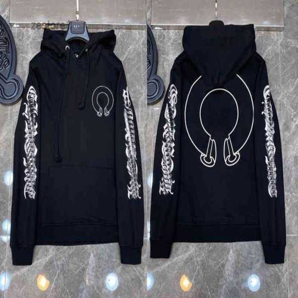 

Classic Fashion Luxury Mens Zipper Ch Hoodies Designer Horseshoe Sanskrit Cross Print Pullover Hooded Tops Coat Jacket Sweatshirts Sweater Qxk2