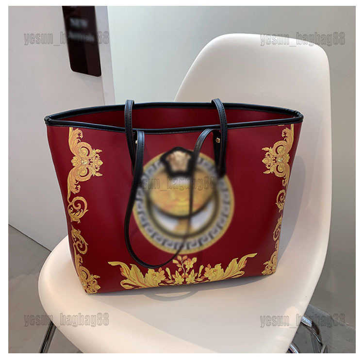 

Luxury Designer Handbag Versages Tote Bucket Bag Female High-capacity Crossbody Bag Shoulder Lady Wallet Messenger Handbag