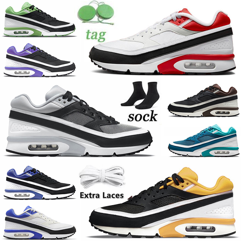 

2023 Authentic Sports BW Running Shoes For Womens Mens Airmaxs Black White Violet Pure Platinum Sport Red Rotterdam Neutral GreySneakers Designer Trainers, A17 36-40 light stone