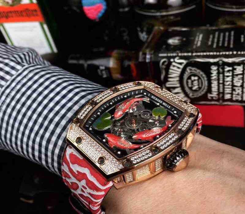 

Limited Edition SUPERCLONE watches wristwatch designer Luxury Mens Mechanics Watch Richa Milles Wristwatch Rm51-01 Sapphire Mirror Glass Imported Rubber, Khaki