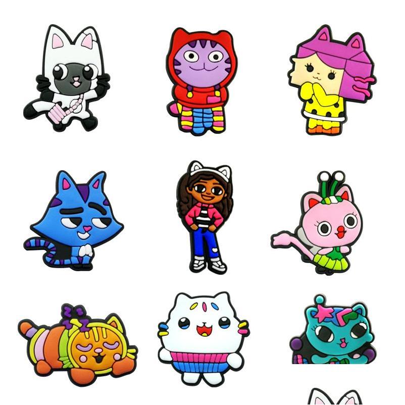 

Shoe Parts Accessories Cartoon Croc Charms Fashion Love For Decorations Pvc Soft Shoes Charm Ornaments Buckles As Party Gift Drop D Dhc1B