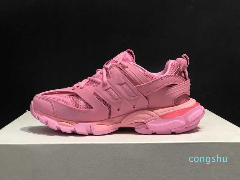 

2022 casual shoes track 3.0 2 runners shoes men women Paris yellow pink black sport casual shoe trainers sneakers 36-45, Brown