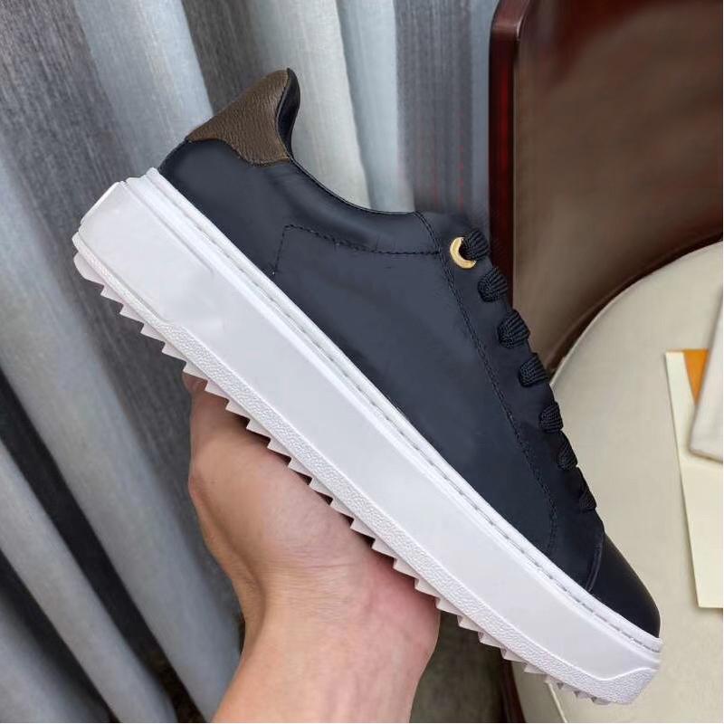 

Casual Shoes Sneaker Trainers Woman Shoe Lady Sneakers Platform Men Gym Women Travel Leather Cowhide Fashion Letters Thick Bottom Flat shoes Large size 35-42 With box, Apricot