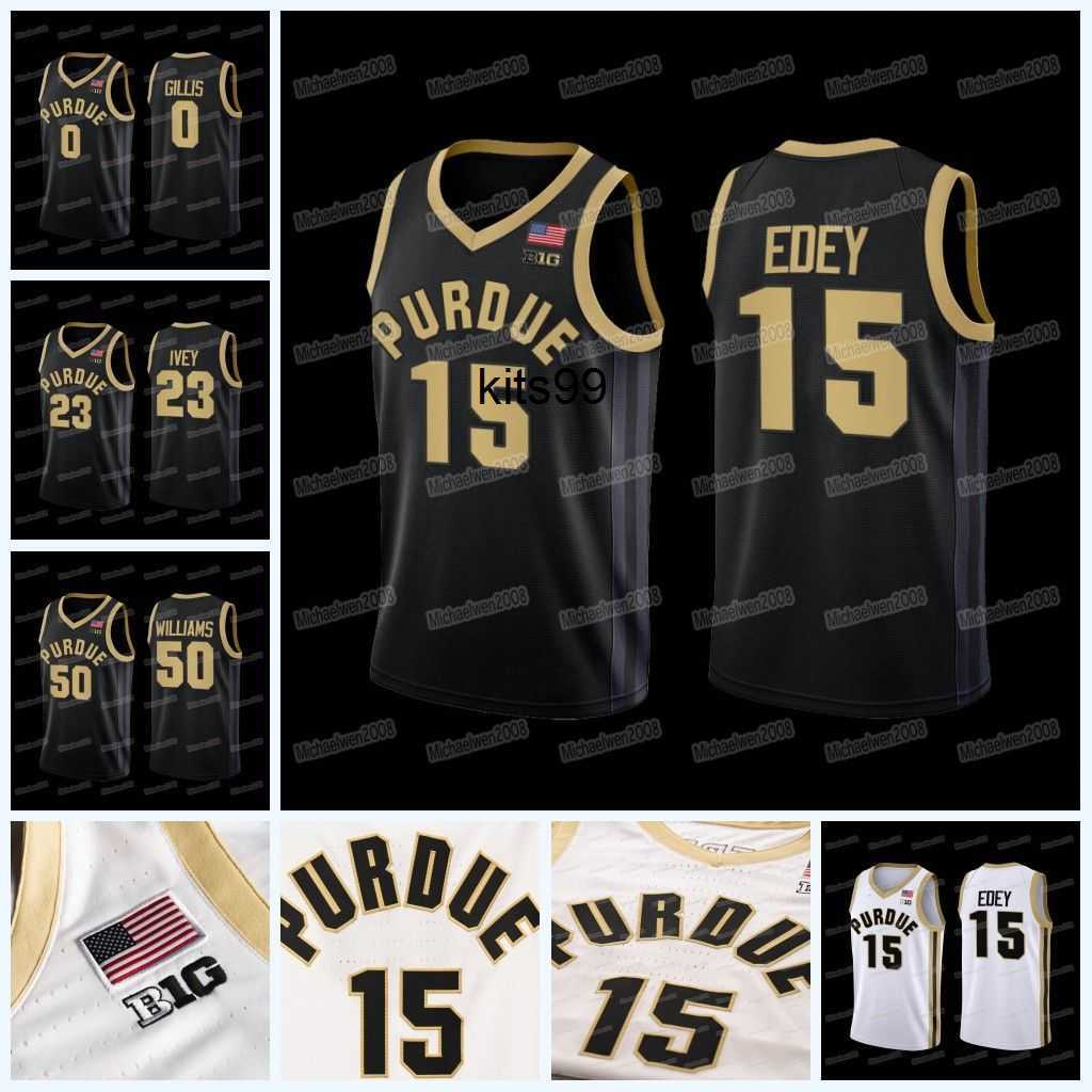 

Custom Purdue Boilermakers 2022-23 College Basketball Jerseys Zach Edey Jaden Ivey Trevion Williams Mason Gillis, Black